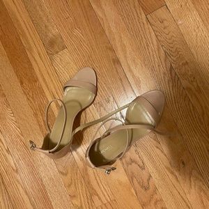 Michael Kors Ava mid height heel sandals